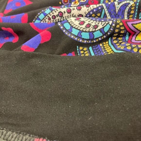 NICOLE By Nicole Miller Multicolored Geometric Tunic Top Size XL - Picture 4 of 9